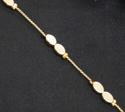 Zincir Çift Arpa Altın - (1)