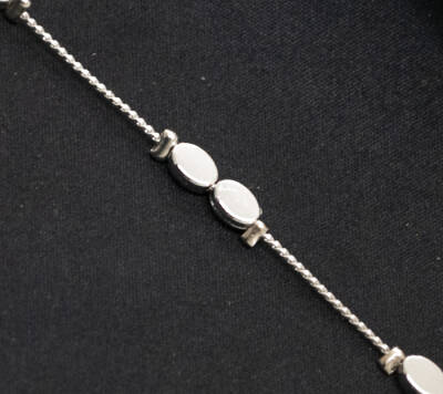 Zincir Çift Arpa Gümüş - 2