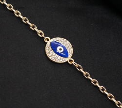 Zincir Göz Yuvarlak Altın - (1)