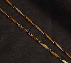 Zincir Steel Gümüş & Sarı - 2
