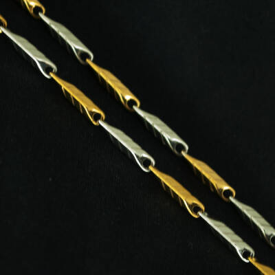 Zincir Steel Gunz Gümüş & Sarı - 2