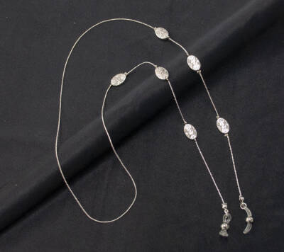 Zincir Rustik Çiçek Gümüş - 1